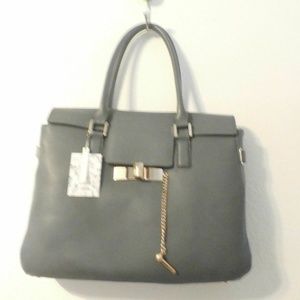 LC Lauren Conrad Runway Collection Leather Tote Ha